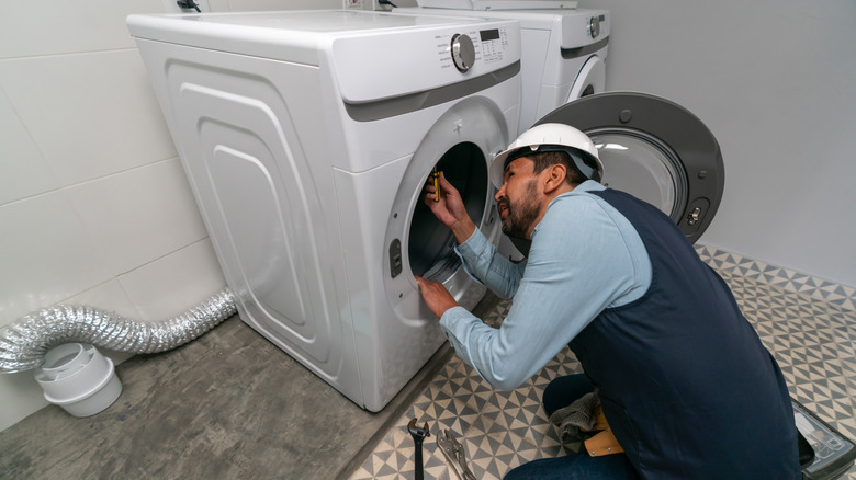 Santee washer- dryer installation